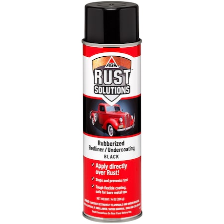Ags Rubberized Bedliner & Undercoating, 14 oz Aerosol AOR-25